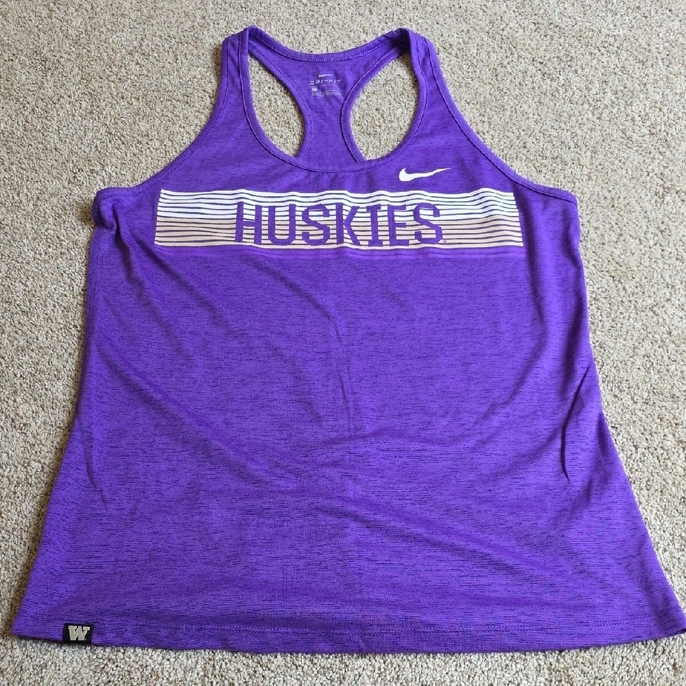 Nike Women's Purple Huskies Tank Top